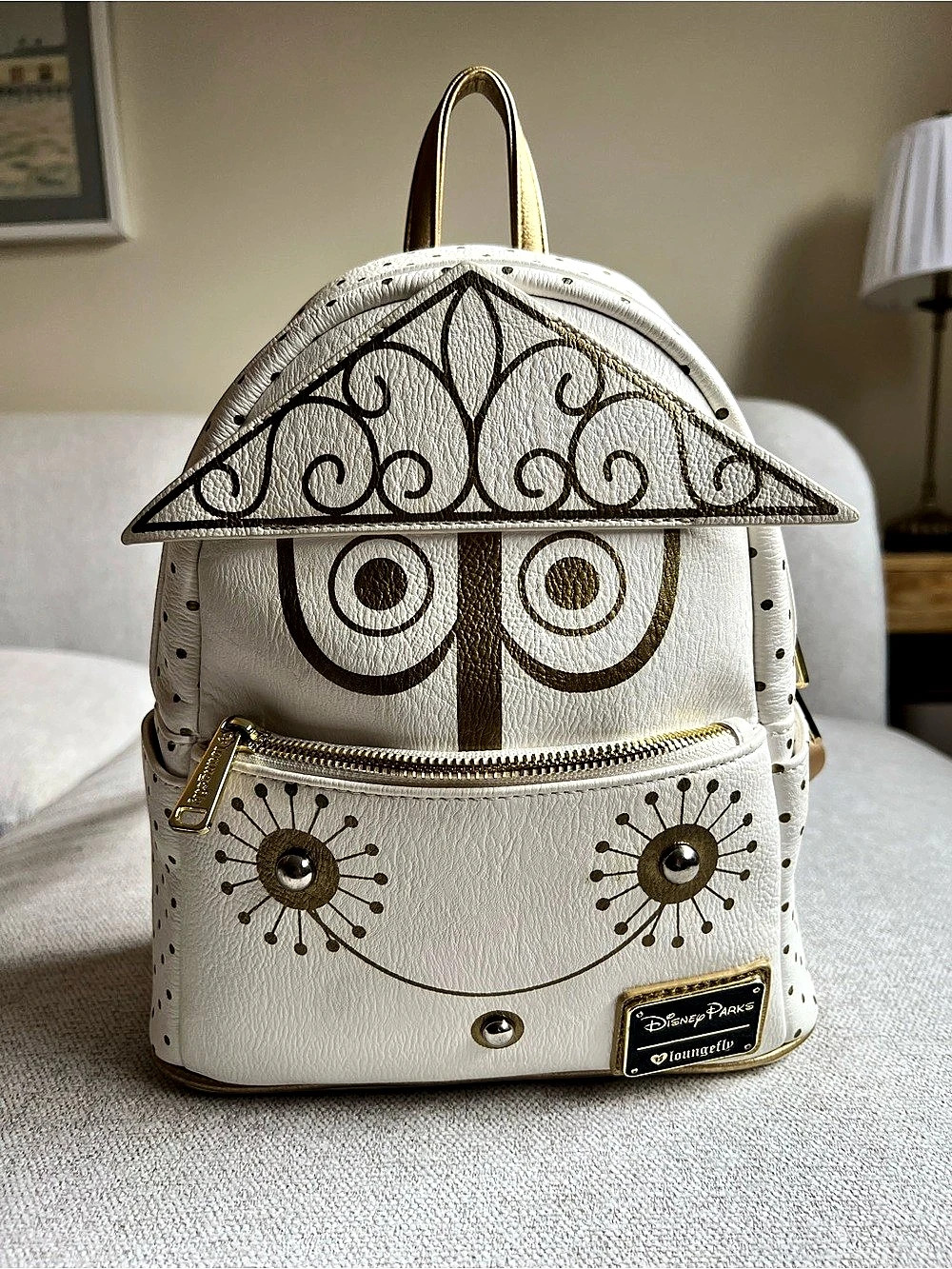 Loungefly Disney Parks It's a Small World Clock Mini Backpack Mini Heart Tag